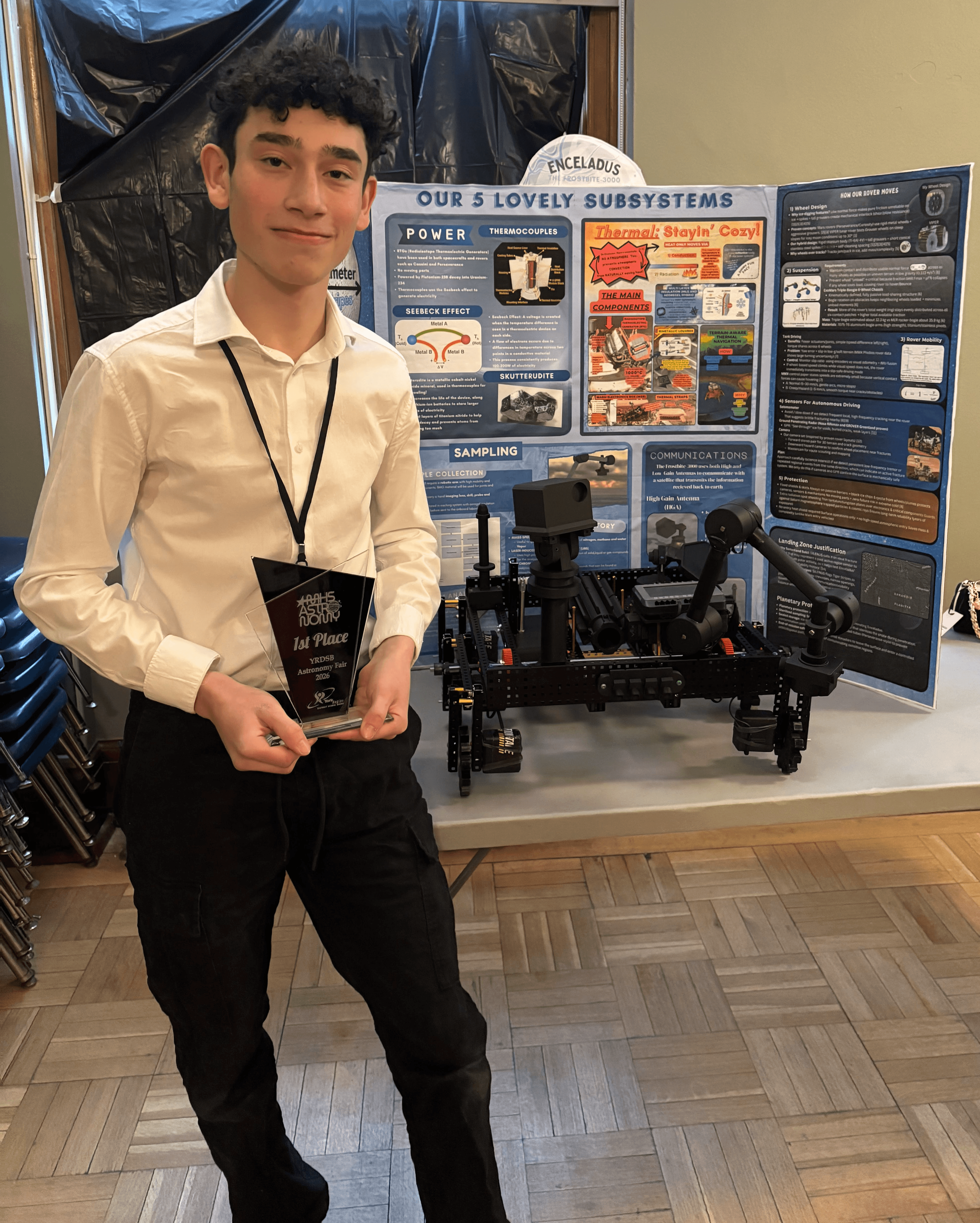 1st Place at YRDSB Astronomy Fair